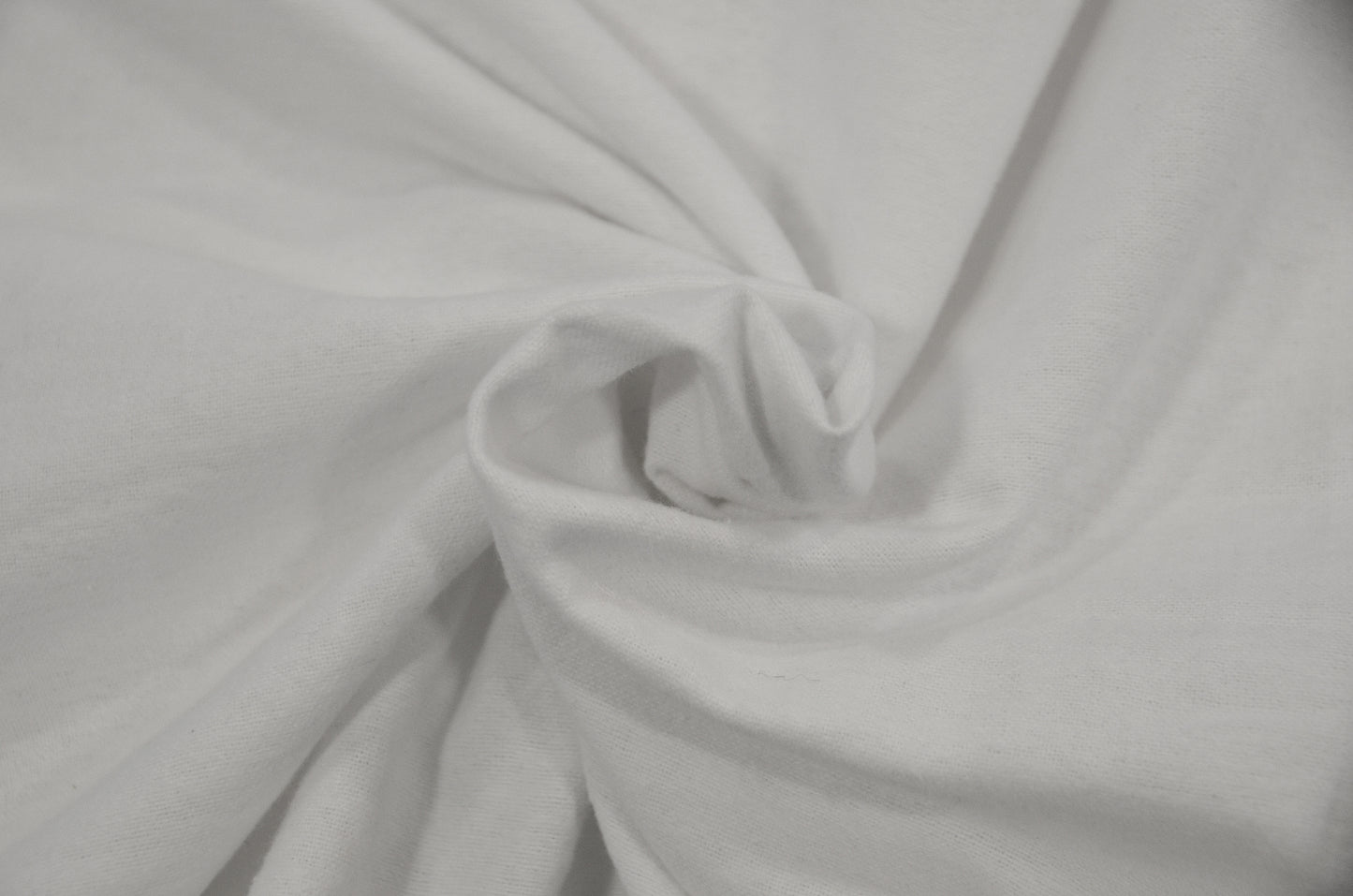 60" Wide 100% Cotton White Flannel Fabric by the Yard