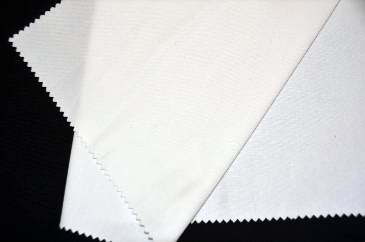 Fire Retardant Duvetyn Fabric by the Yard & Wholesale Bolt | 100% Cotton Commando Cloth | Stage Cover Fabric | White and Black |