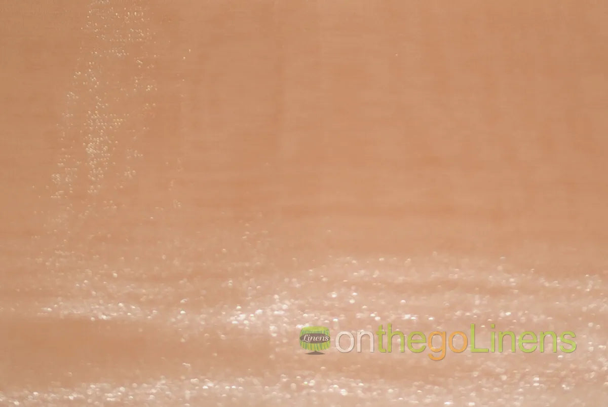 Crystal Organza Peach