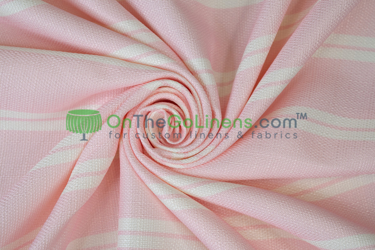 Monarch Stripe Tablecloths & Table Linens 100% Polyester for Weddings & Events