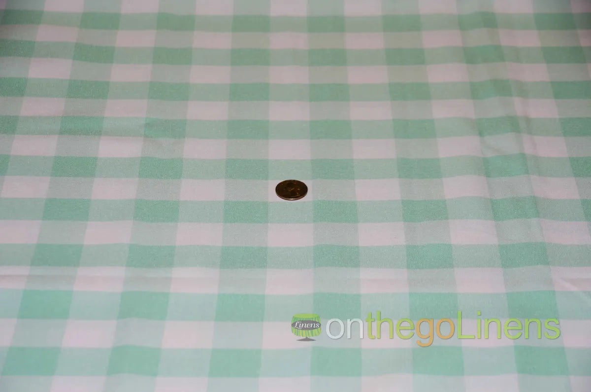 White Ice Mint Picnic Checkers