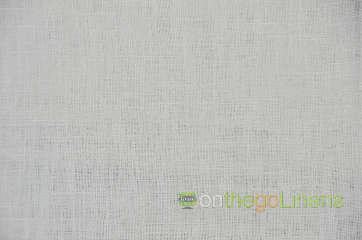 Sheer Linen White