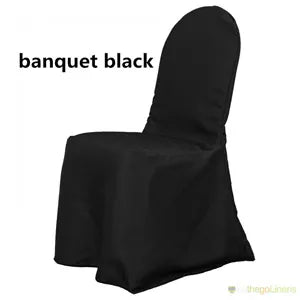 Black Banquet Chair Cover
