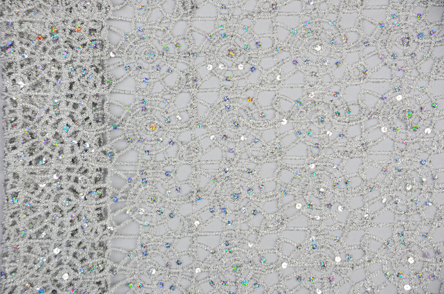 Chemical Lace Chain Embroidery Table Overlay and Table Banquet | Multiple Colors |