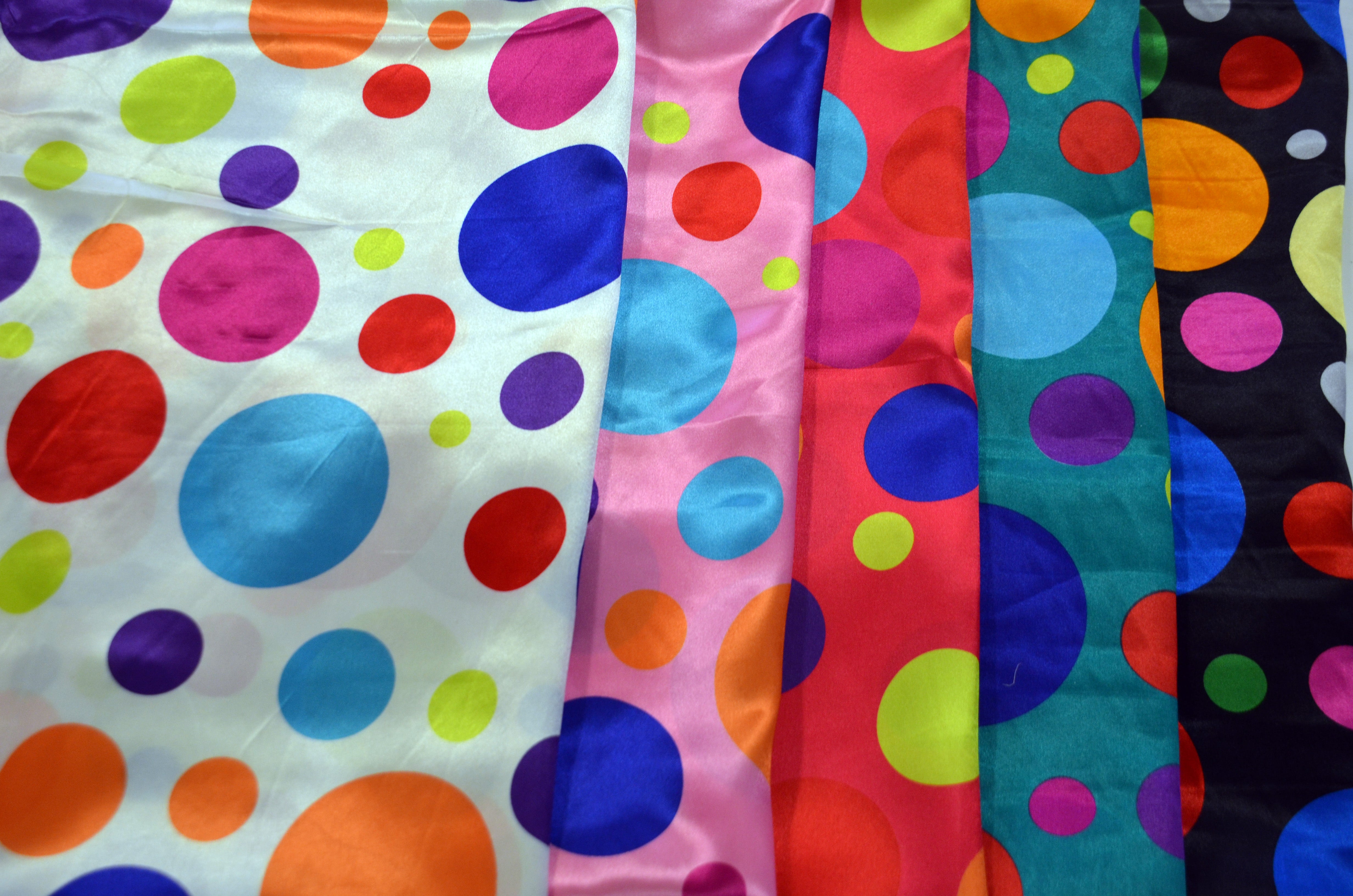 Multi Color Polka Dot Fabric