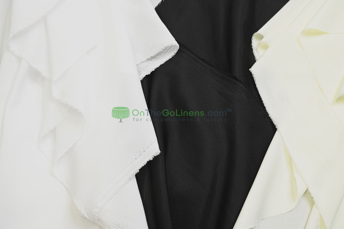 Pongee 180T Polyester Lining Fabric | 60" Wide | Lightweight Smooth Garment & Jacket Lining