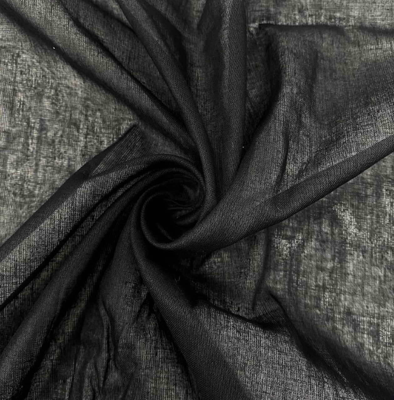 100% Cotton Lawn Fabric by the Yard | 60" wide | Lightweight | White, Ivory, Black Available |