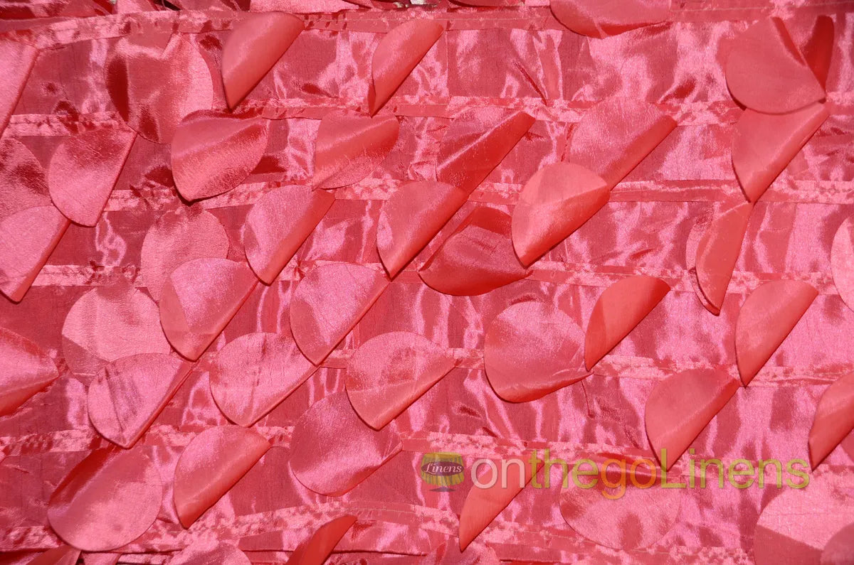 Light Coral Petal Taffeta
