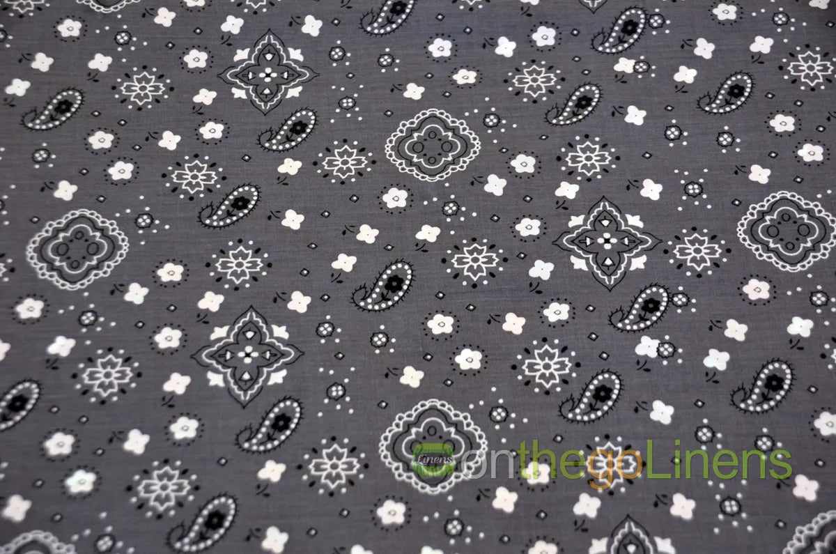 Bandana Cotton Gray