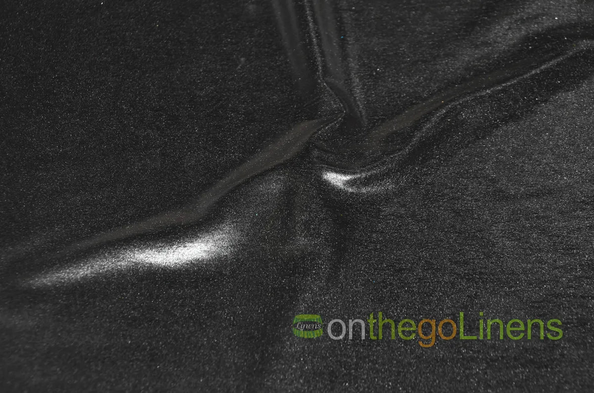 Foil Spandex Lame Fabric Fabric | Metallic Spandex Fabric by the Yard | 60" Wide | 96% Polyester 4% Spandex |