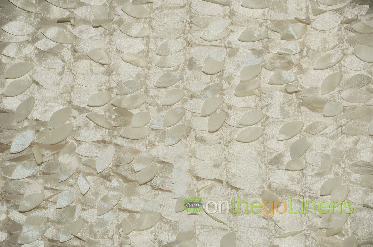 Leaf Taffeta Fabric by the Yard | Hanging Leaf Taffeta Fabric | Multiple Colors |