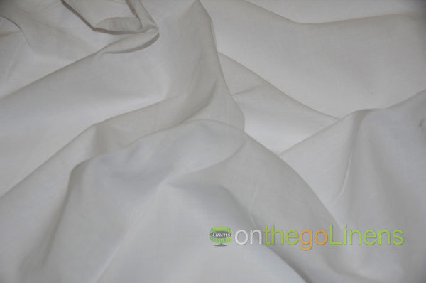 white christmas dresses Off White Plain Cotton Fabric ( 1 Mtr) main image 1
