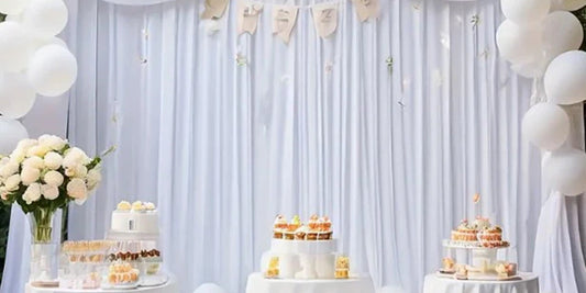 sheer drapery panels