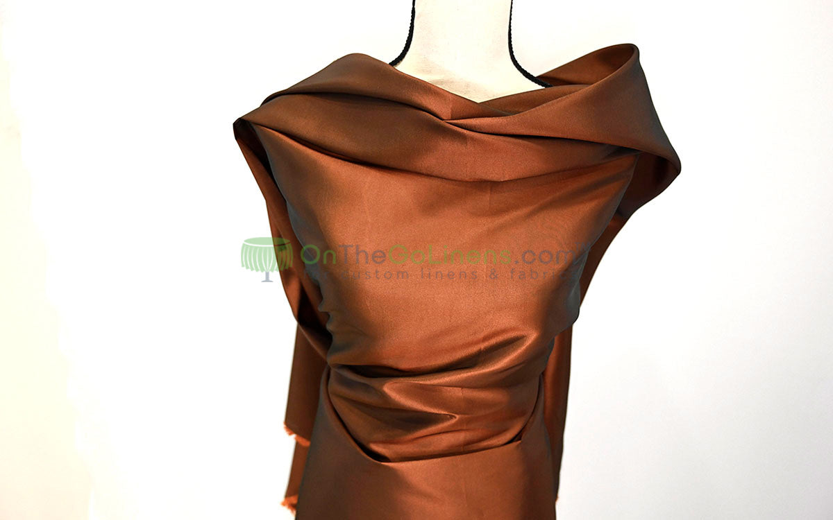 Taffeta Fabric by the Yard | Non Stretch Taffeta | 60" Wide | 75 Colors Available | Wholesale Bolt Available |