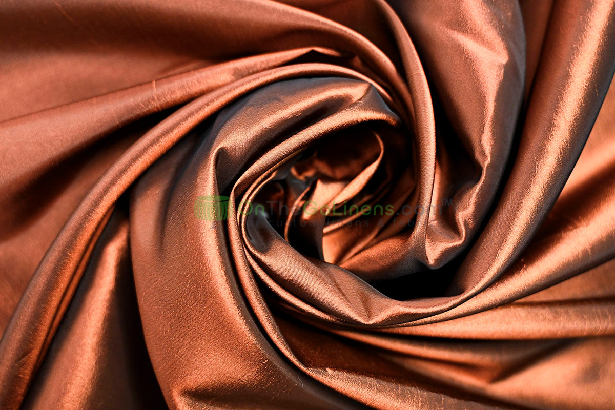 Taffeta Fabric by the Yard | Non Stretch Taffeta | 60" Wide | 75 Colors Available | Wholesale Bolt Available |