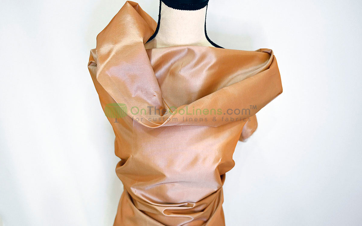Taffeta Fabric by the Yard | Non Stretch Taffeta | 60" Wide | 75 Colors Available | Wholesale Bolt Available |