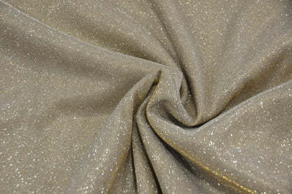 Spandex Glimmer Knit Fabric by the Yard | 56" Wide | Metallic Glitter Spandex Knit Fabric | 2 Way Stretch |