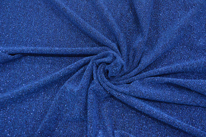 Spandex Glimmer Knit Fabric by the Yard | 56" Wide | Metallic Glitter Spandex Knit Fabric | 2 Way Stretch |