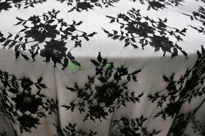 Chantilly Lace Fabric | Elegant Floral Lace | Lightweight & Sheer | Ideal for Bridal & Evening Wear