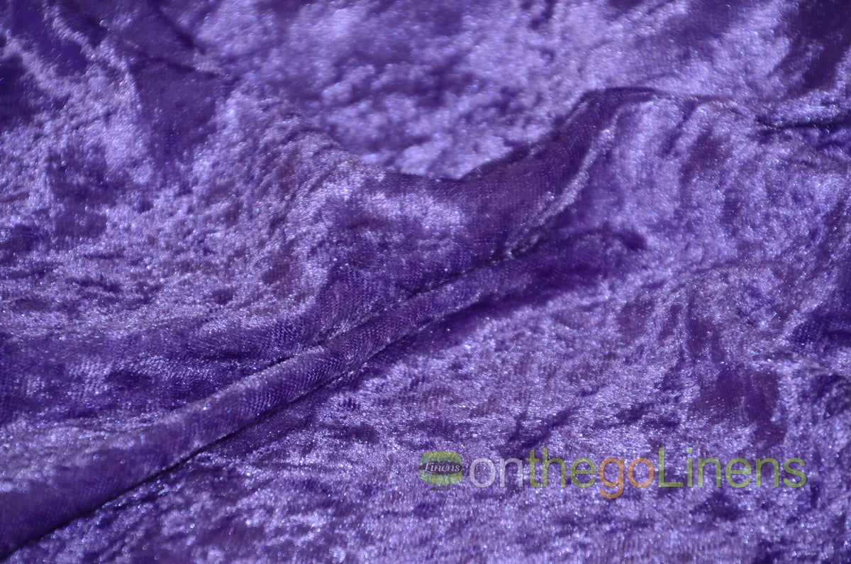 IFR Panne Velvet Table Linens | Crush Velour Tablecloth | Inherently Fire Retardant | Multiple Colors |