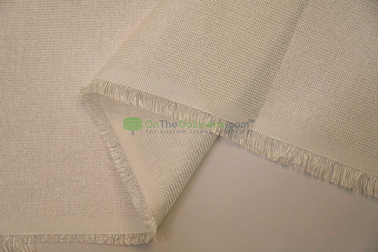 Metallic Vintage Linen Fabric by the Yard | Metallic Burlap Fabric | 60" Wide | 100% Polyester |