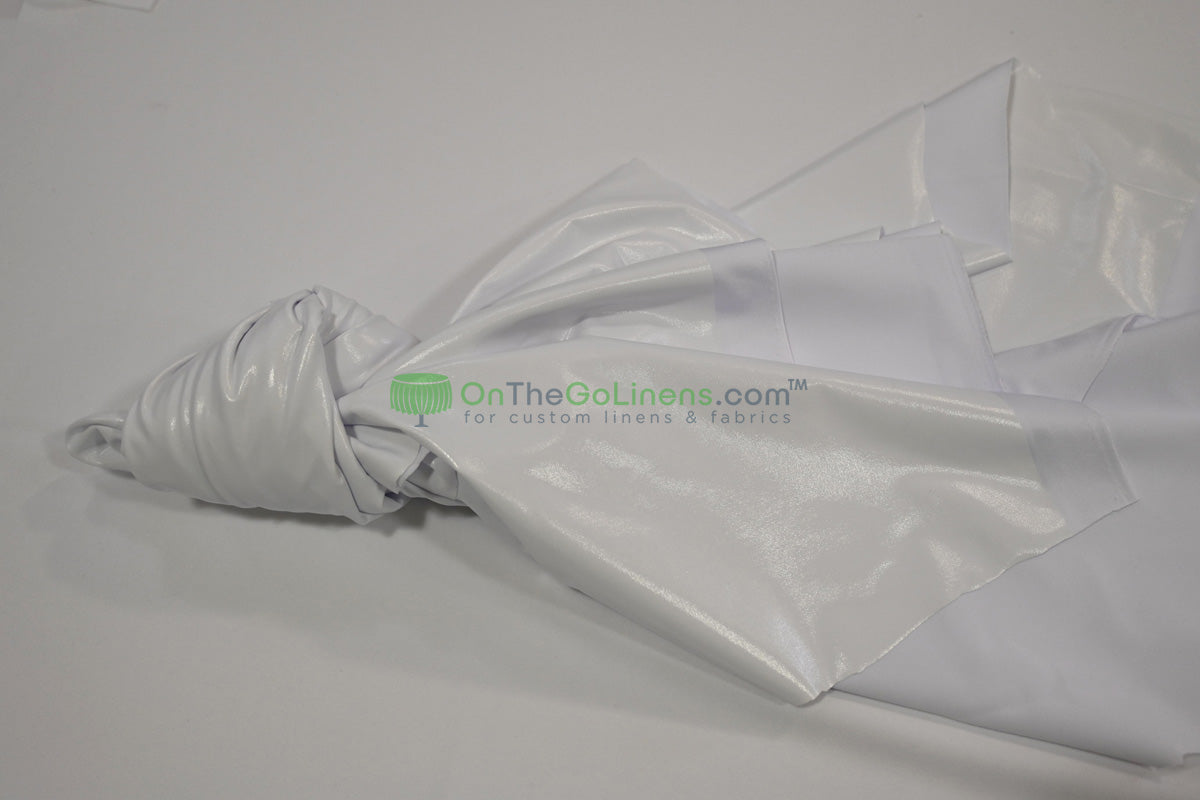 Foil Spandex Lame Fabric | Metallic Spandex Fabric by the Yard | 60" Wide | 96% Polyester 4% Spandex |
