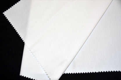 Fire Retardant Duvetyn Fabric by the Yard & Wholesale Bolt | 100% Cotton Commando Cloth | Stage Cover Fabric | White and Black |