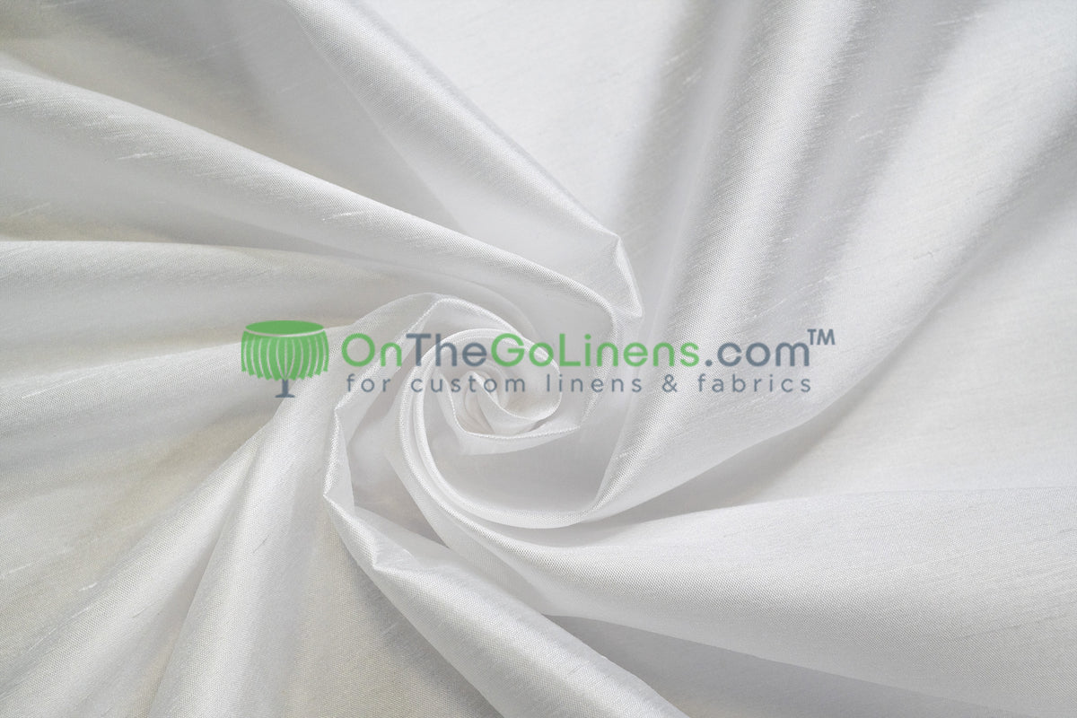 IFR Polyester Dupioni Fabric 120" Wide Extra Wide Silk Look 100% Polyester