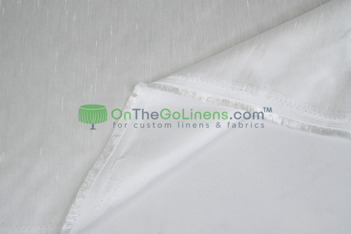 IFR Polyester Dupioni Fabric 120" Wide Extra Wide Silk Look 100% Polyester
