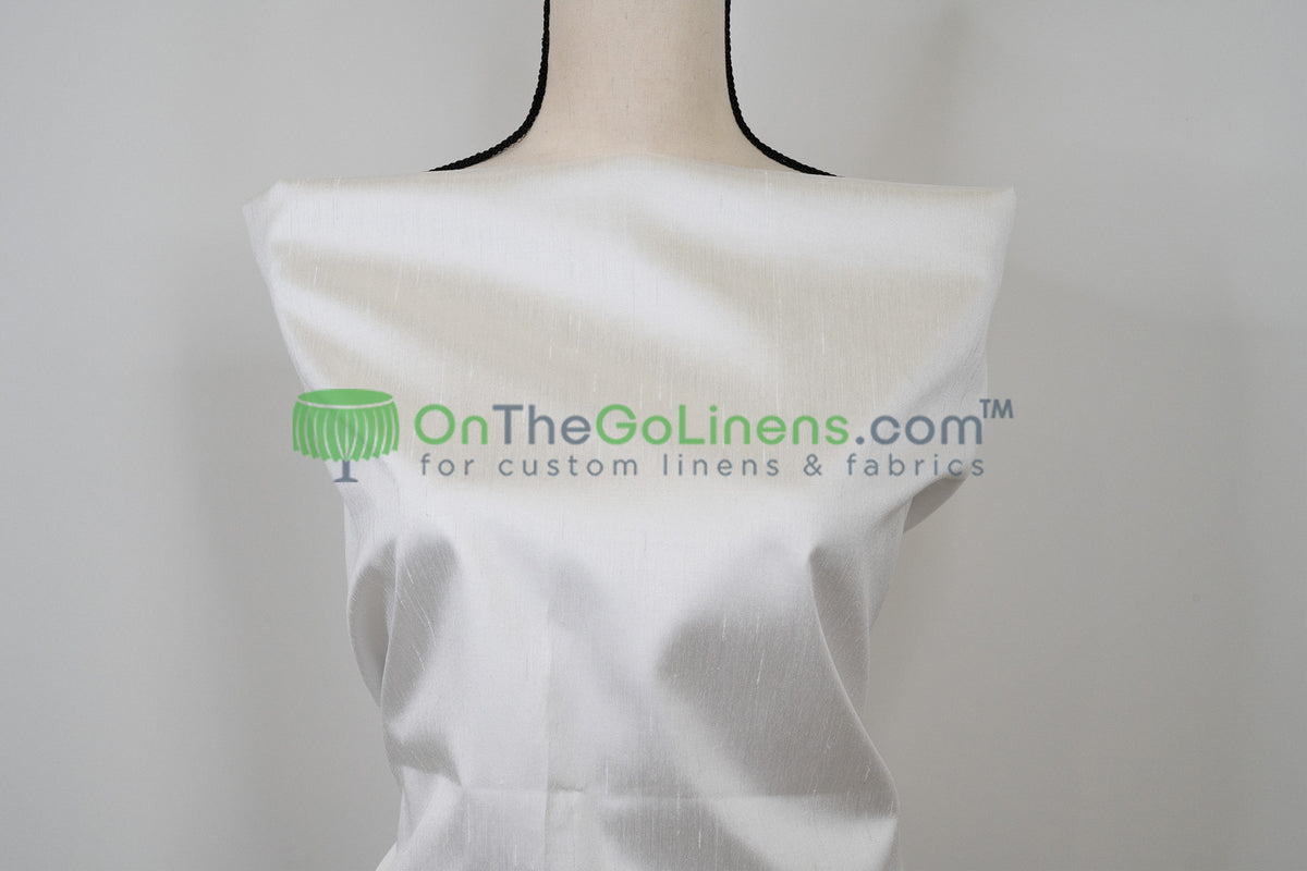 IFR Polyester Dupioni Fabric 120" Wide Extra Wide Silk Look 100% Polyester