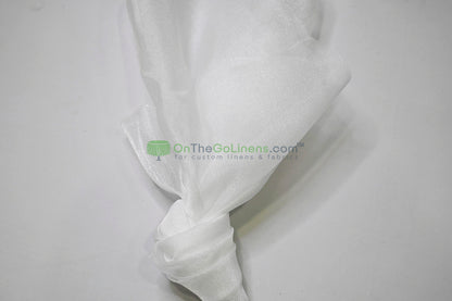 Japanese Crystal Organza Fabric | 100% Nylon | 45” Width | Sheer Luxury for Gowns & Décor