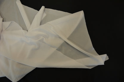 Tricot Fusing Fabric by the Yard | Interfacing Lining Fabric | Glue on Tricot Fabric | 60" Wide | White and Black | 65 GSM |