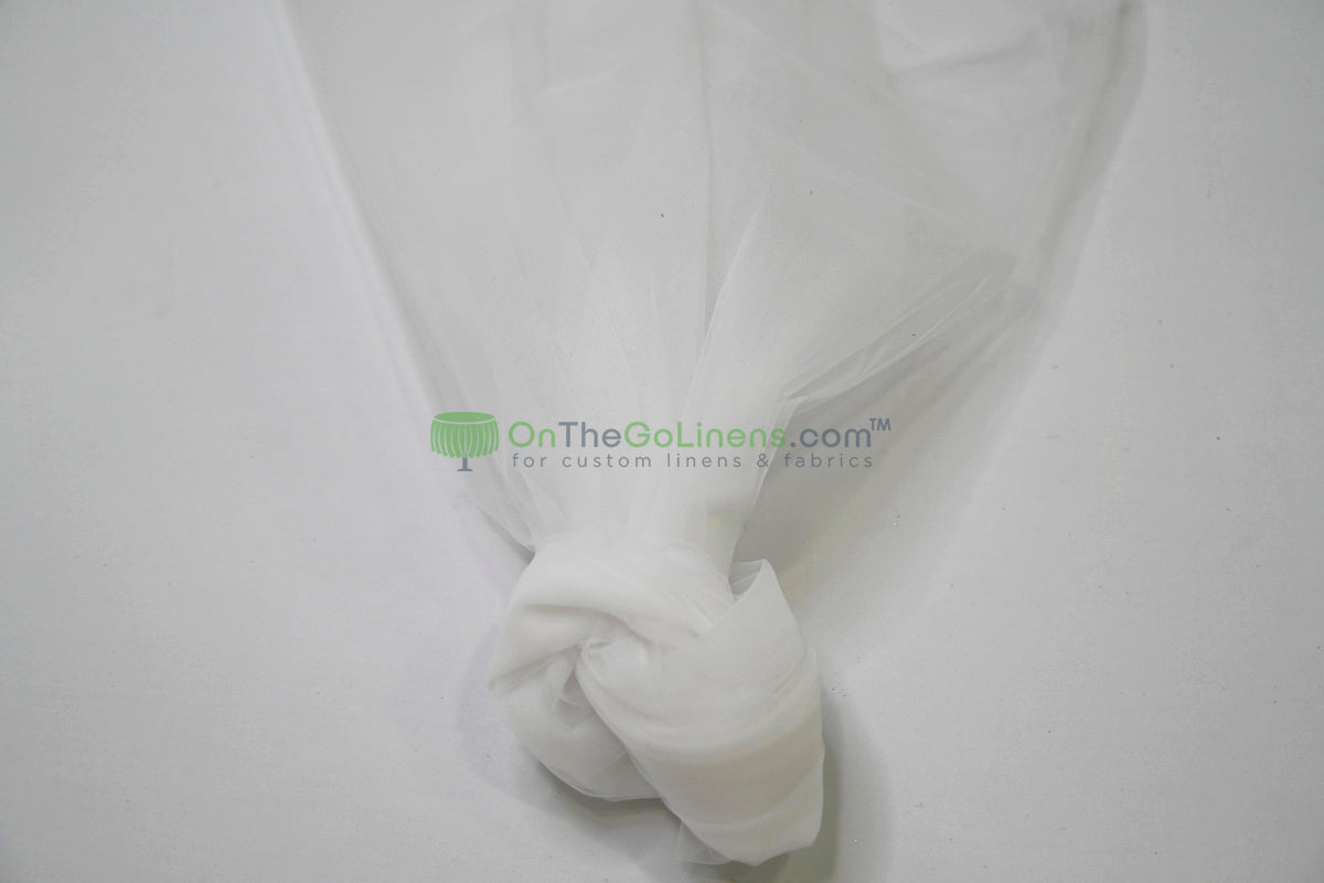 Micro Mesh Tulle Fabric | 60" Wide Mechanical Stretch Micro Mesh Tulle Fabric | 100% Polyester |