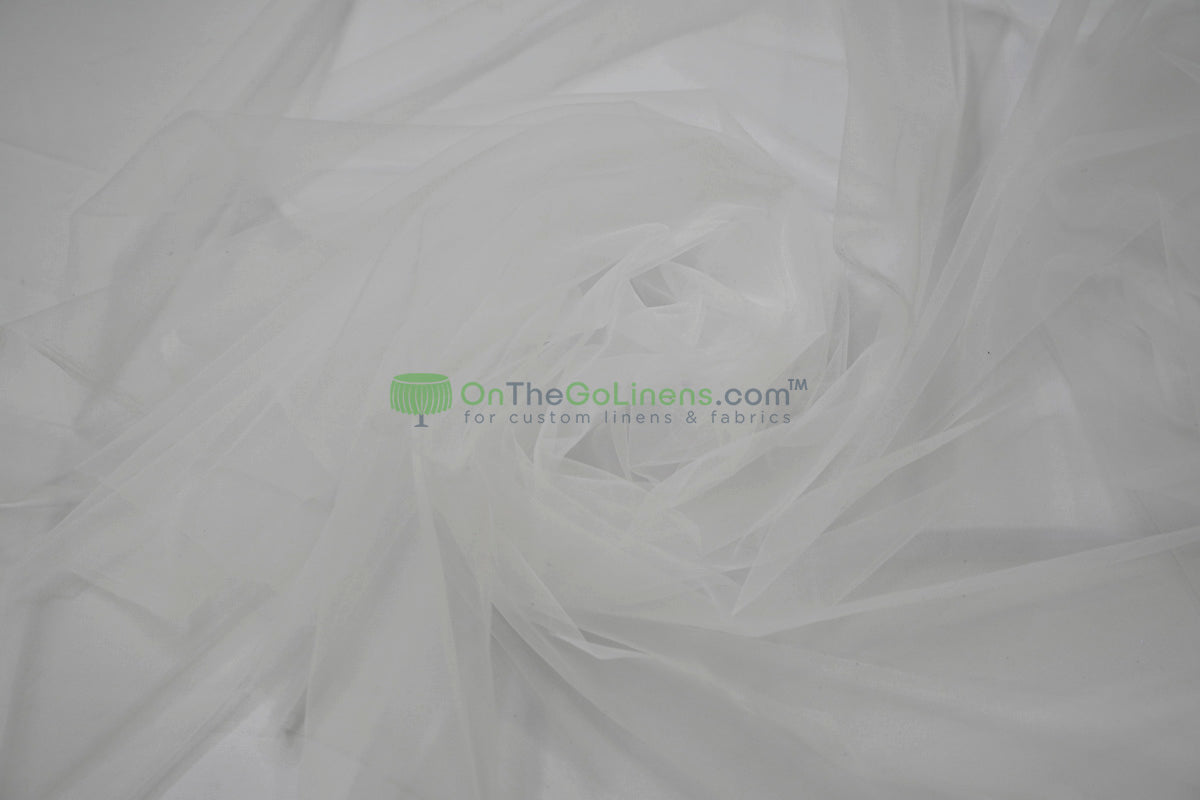 Micro Mesh Tulle Fabric | 60" Wide Mechanical Stretch Micro Mesh Tulle Fabric | 100% Polyester |