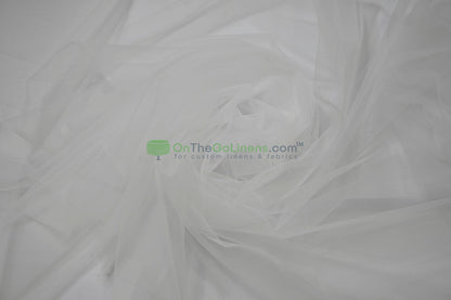Micro Mesh Tulle Fabric | 60" Wide Mechanical Stretch Micro Mesh Tulle Fabric | 100% Polyester |