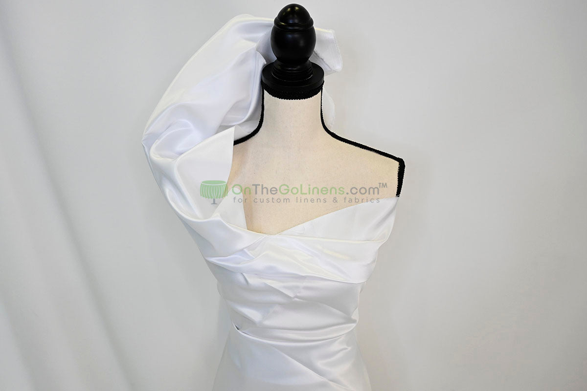 Lamour Satin Fabric by the Yard & Bolt | 100% Polyester Semi Dull Heavy Satin Fabric | 60" Wide | Multiple Colors |