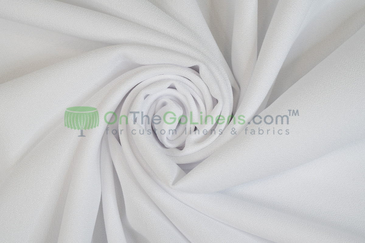 Polyester Crepe Fabric by the Yard 60" Wide 100% Polyester