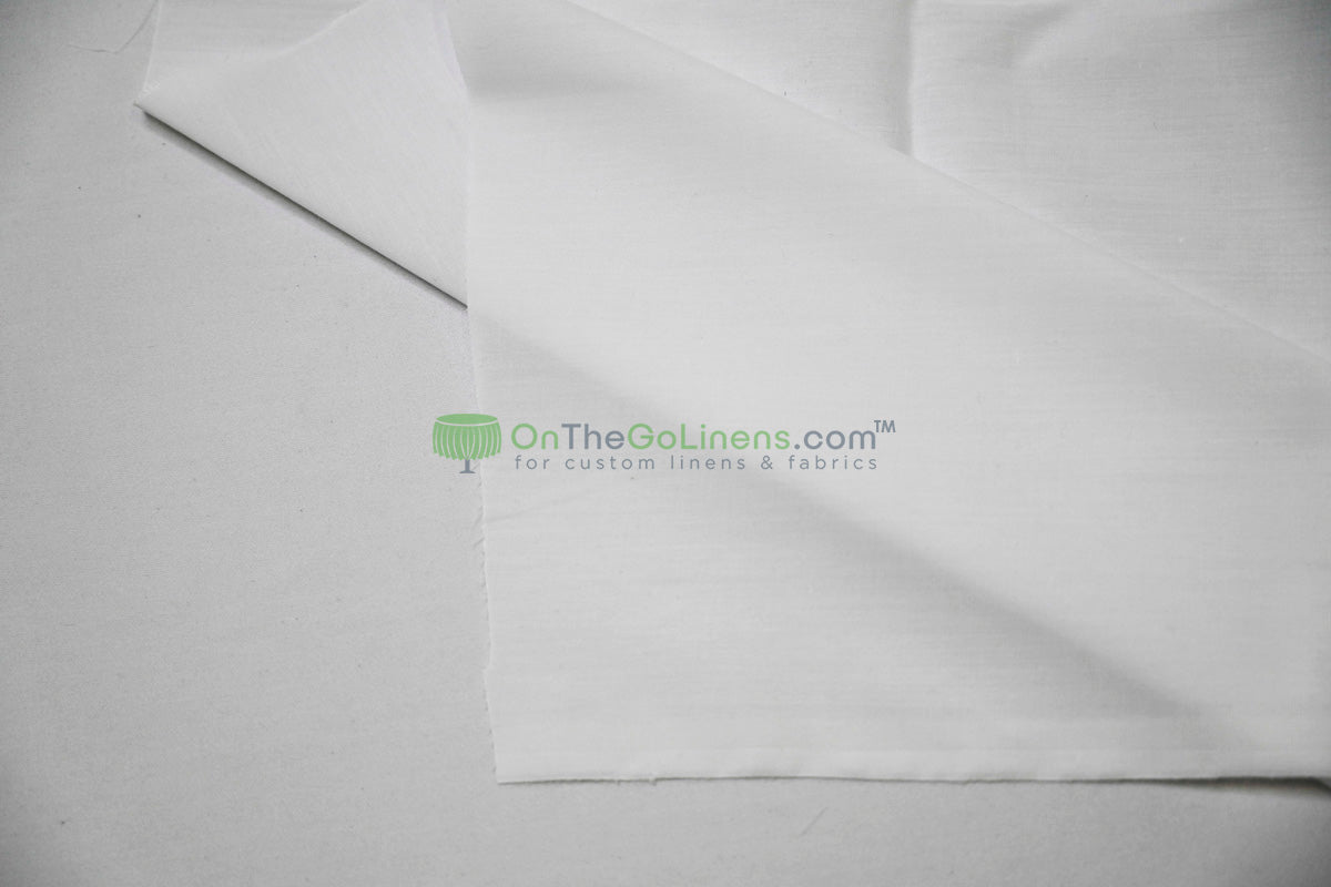 Woven Poly Cotton Broadcloth Fabric by the Yard | Polycotton Fabric | Multiple Colors | 60" Wide | 80/20 Blend |