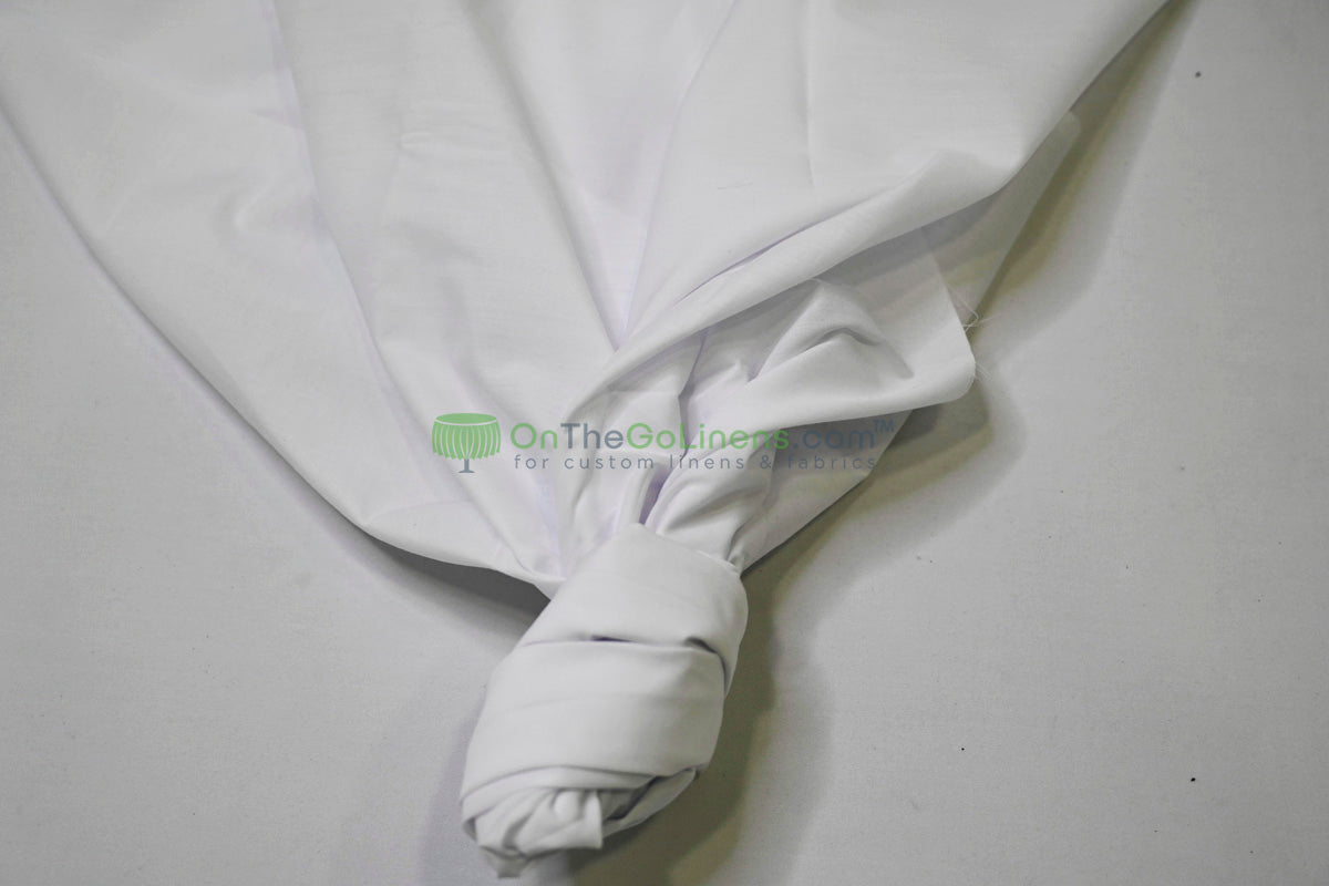 Woven Poly Cotton Broadcloth Fabric by the Yard | Polycotton Fabric | Multiple Colors | 60" Wide | 80/20 Blend |