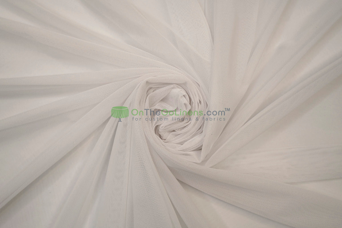 Power Mesh Spandex Fabric by the Yard | 60" Wide | Multiple Colors | 80/20 Nylon Spandex Blend |