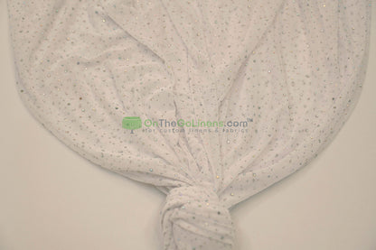 Rhinestone Stretch Power Mesh Fabric