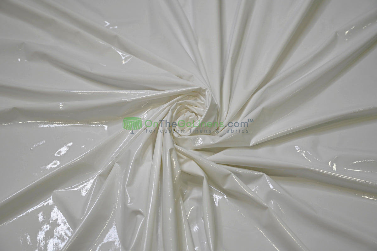 Shiny Patent Vinyl | Flexible Stretch - 94% Polyester, 6% Spandex | 60" Wide