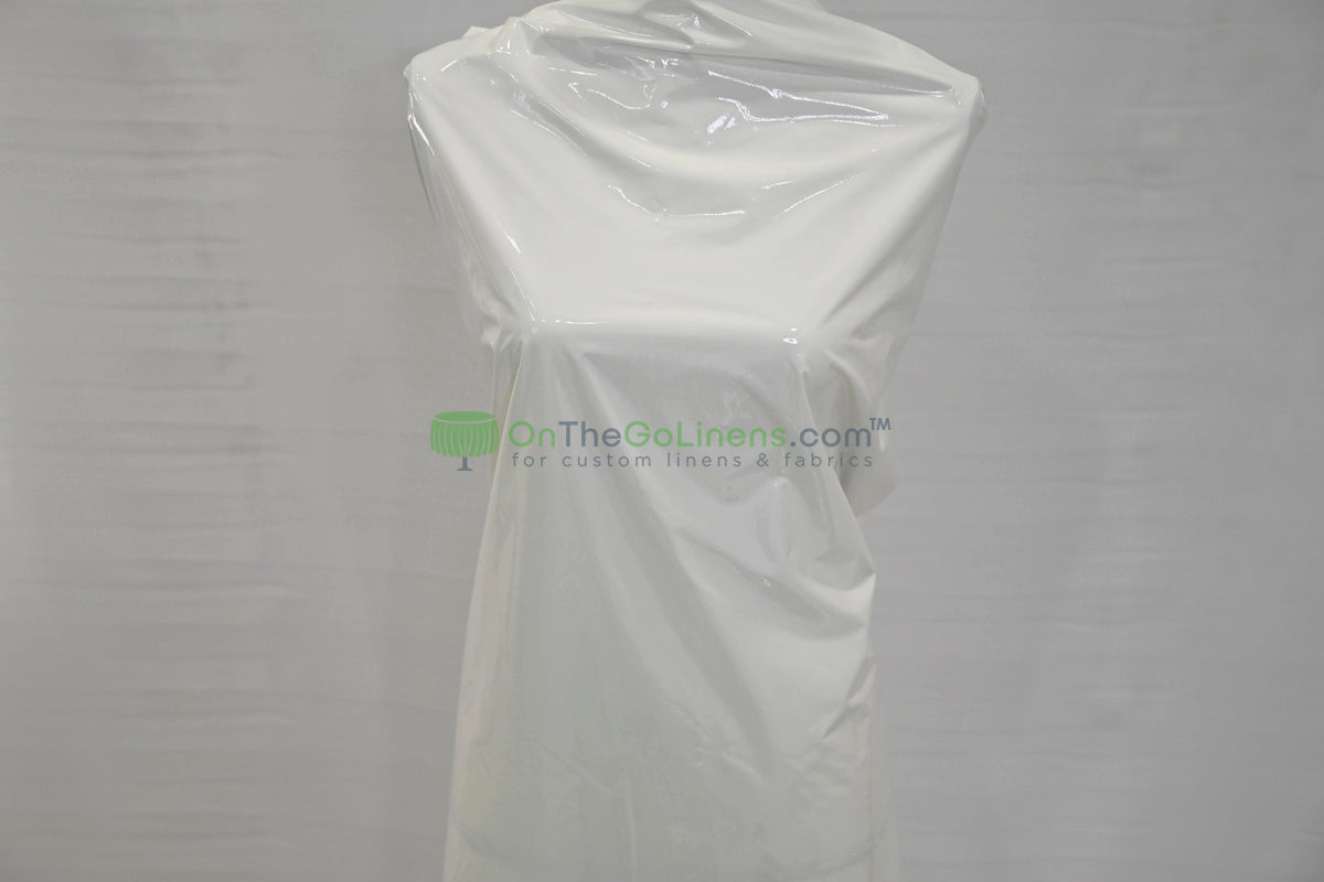 Shiny Patent Vinyl | Flexible Stretch - 94% Polyester, 6% Spandex | 60" Wide