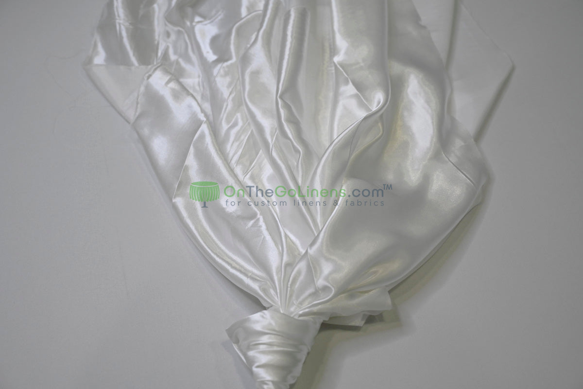 Stretch Charmeuse Fabric by the Yard | Silky Soft Stretch Satin Fabric | 4% Spandex | Multiple Colors |