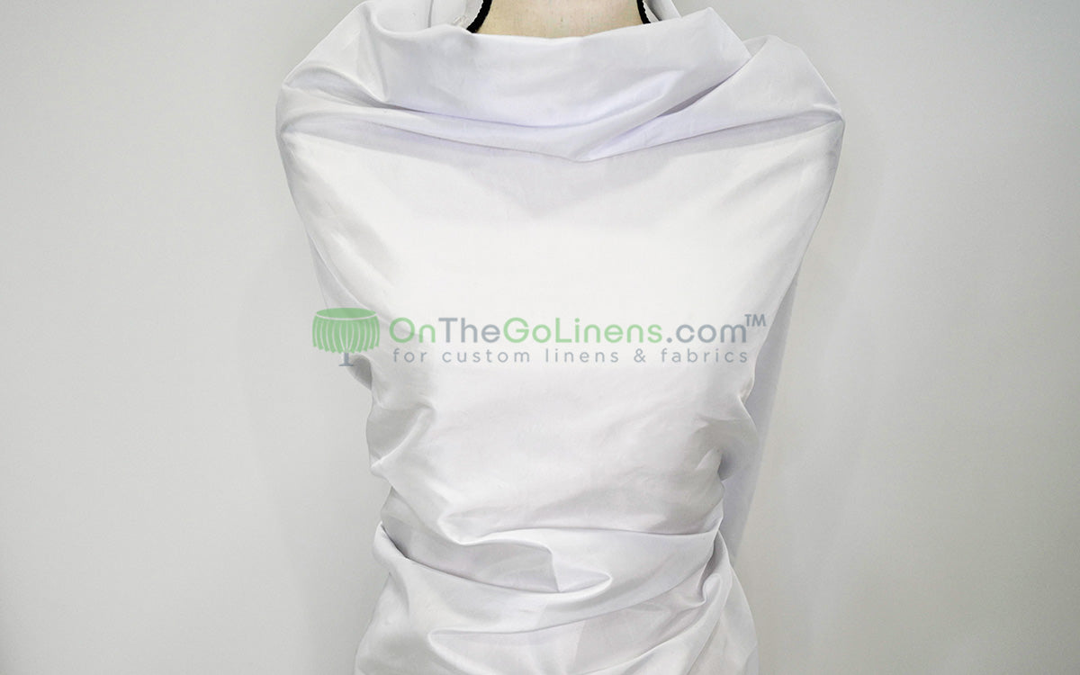 Taffeta Fabric by the Yard | Non Stretch Taffeta | 60" Wide | 75 Colors Available | Wholesale Bolt Available |