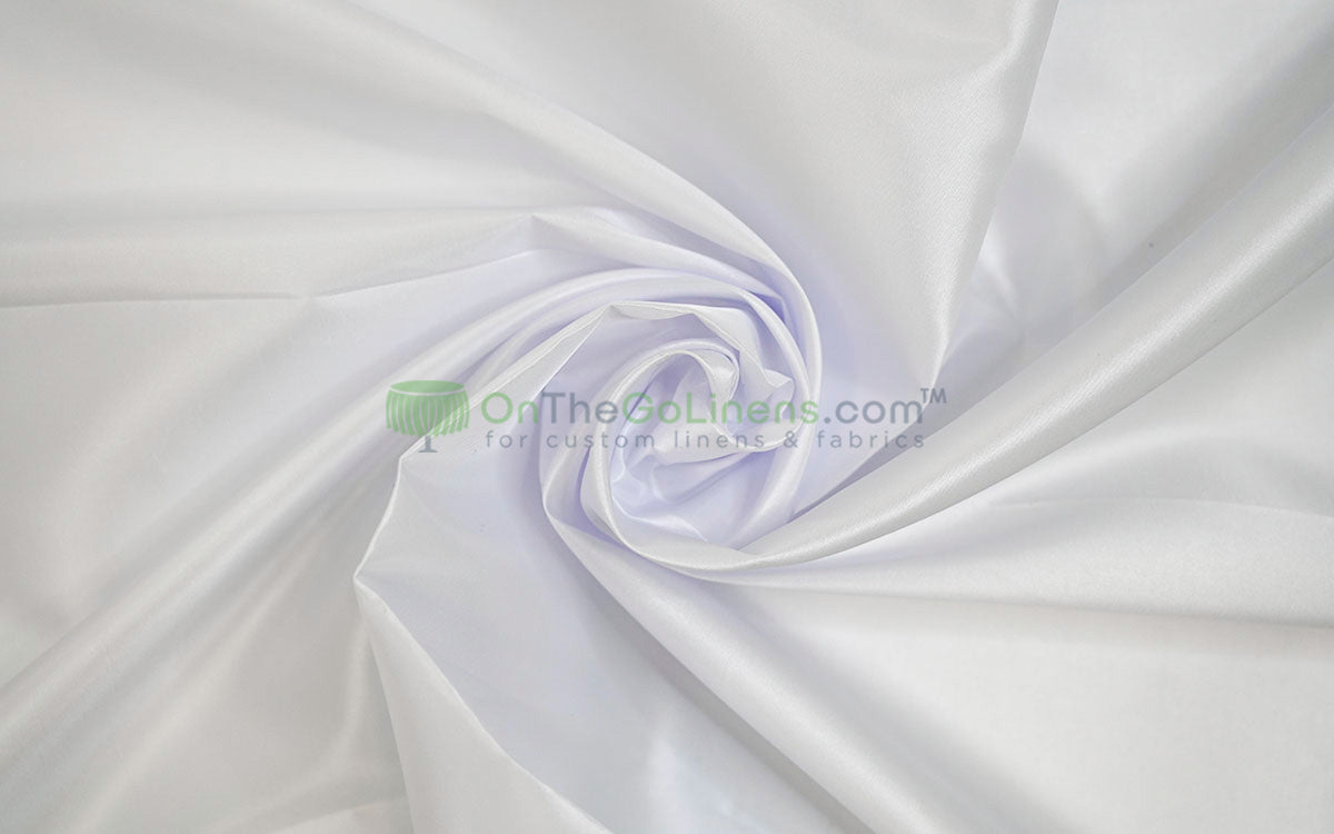 Taffeta Fabric by the Yard | Non Stretch Taffeta | 60" Wide | 75 Colors Available | Wholesale Bolt Available |