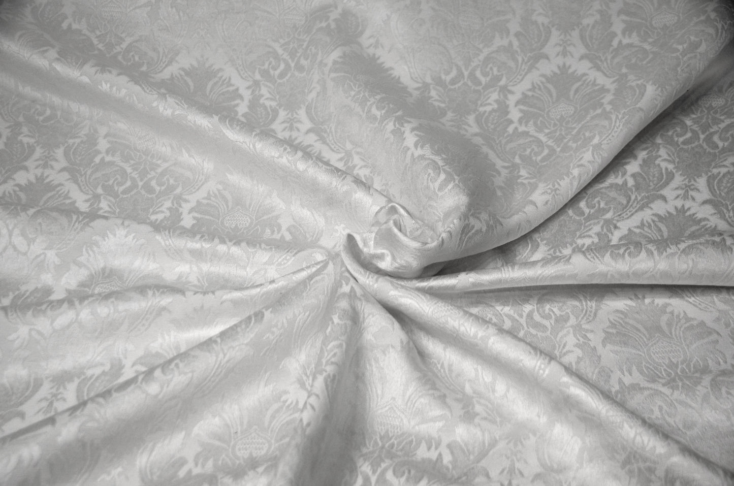 Vintage Damask Brocade Fabric by the Yard | Cotton Look Damask Fabric | 60" Wide | 100% Polyester |