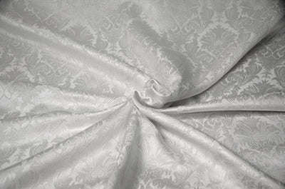 Vintage Damask Brocade Fabric by the Yard | Cotton Look Damask Fabric | 60" Wide | 100% Polyester |