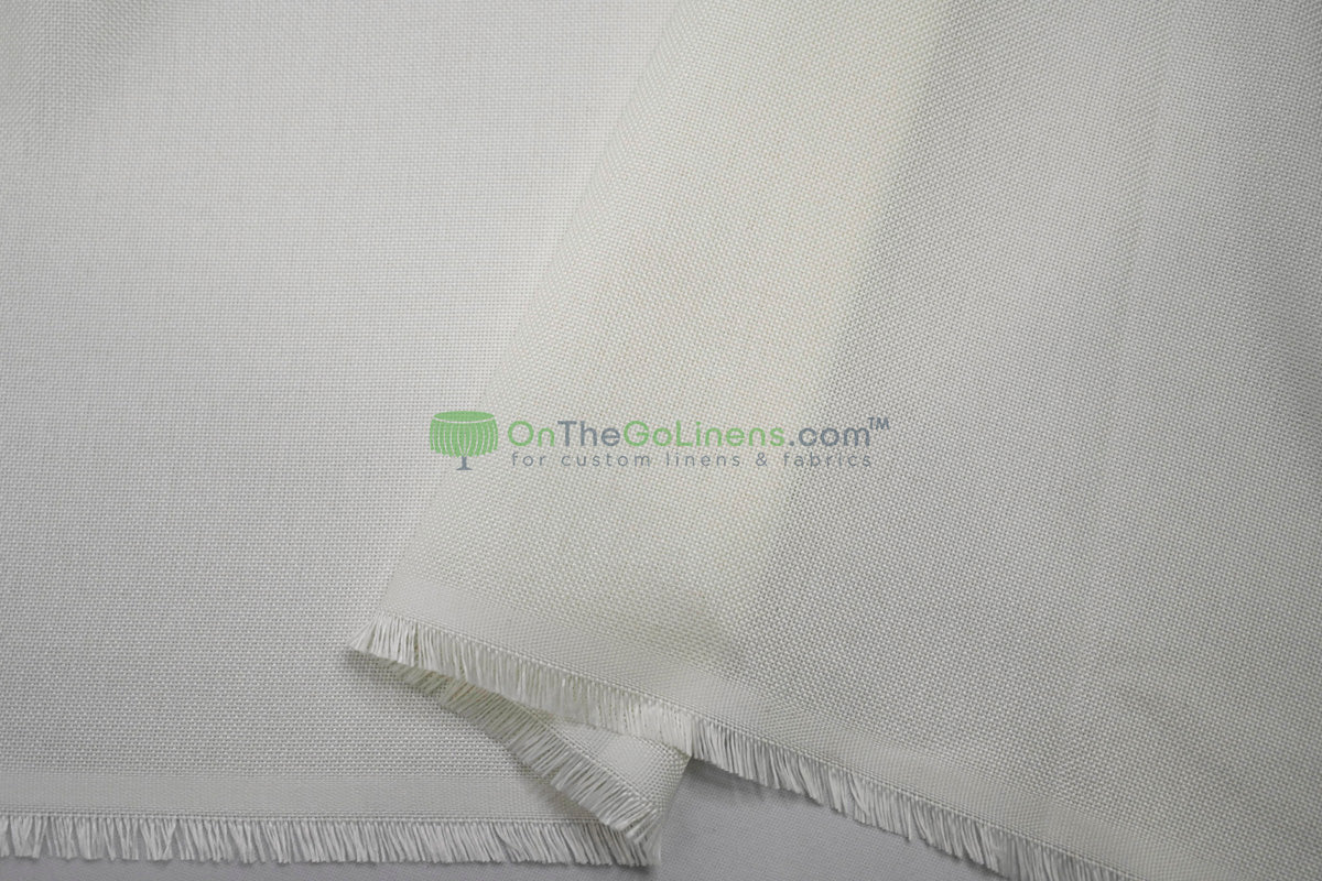 Vintage Linen Event Drapery Panels | Imitation Burlap Curtains | Washable 100% Polyester Burlap |