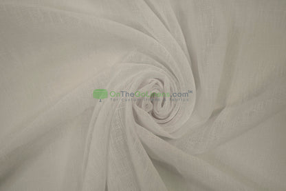 108" Turkish Sheer Fabric by the Yard | Four Colors Available | 100% Polyester |